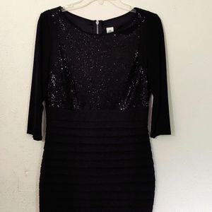 Sangria Dress Women's Size 8 Sequined Bandaid Skirt Dress